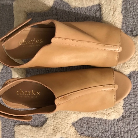 Charles by Charles David Open-Toe Tube Heels - Picture 4 of 6